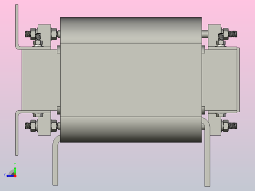 ACLSG-900三相干式进线电抗器三维模型202011右视缩略图