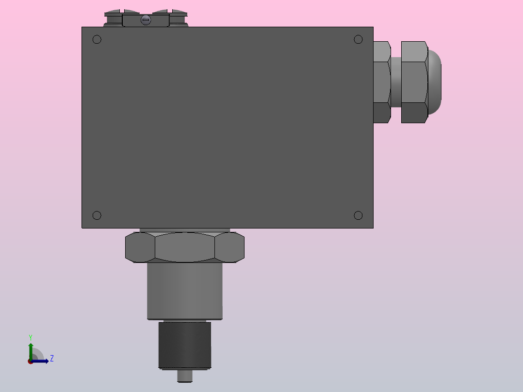 511╱7DK压力控制器[511／7DK压力控制器(0811113)]左视图