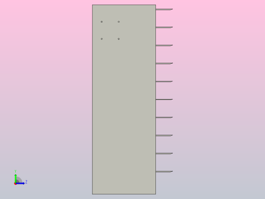 JS-II系列方型负压风机[JS-Ⅱ-10C]左视缩略图