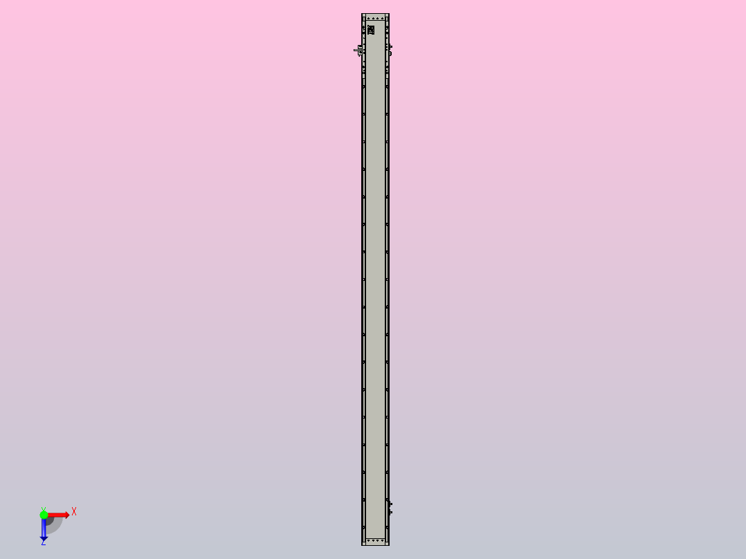 直驱直线电机轴TPA-LNP3-120-35C4-1-L1980-3-C-10-N3俯视图