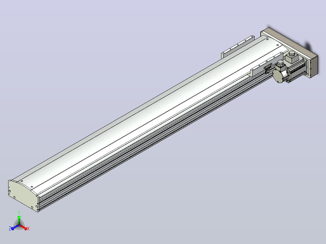 日规模组半封闭丝杆TPA-HNR-220D-3210C-L1500-ML-C-P1K-N3主视图