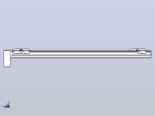 皮带直线轴双滑块型TPA-GCBS-50-P42-L300-RP-M10-N3右视缩略图