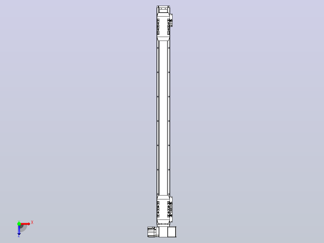 皮带直线轴双滑块型TPA-GCBS-50-P42-L300-RP-M10-N3俯视图