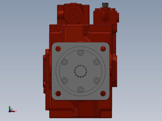 SA7V90R变量柱塞泵(PVC90R)[SA7V90R 变量柱塞泵(PVC90R)]右视缩略图