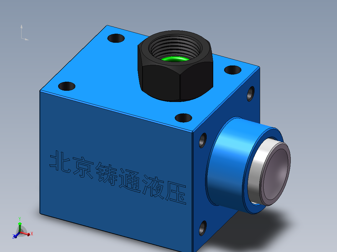 AF6E 压力表开关主视图
