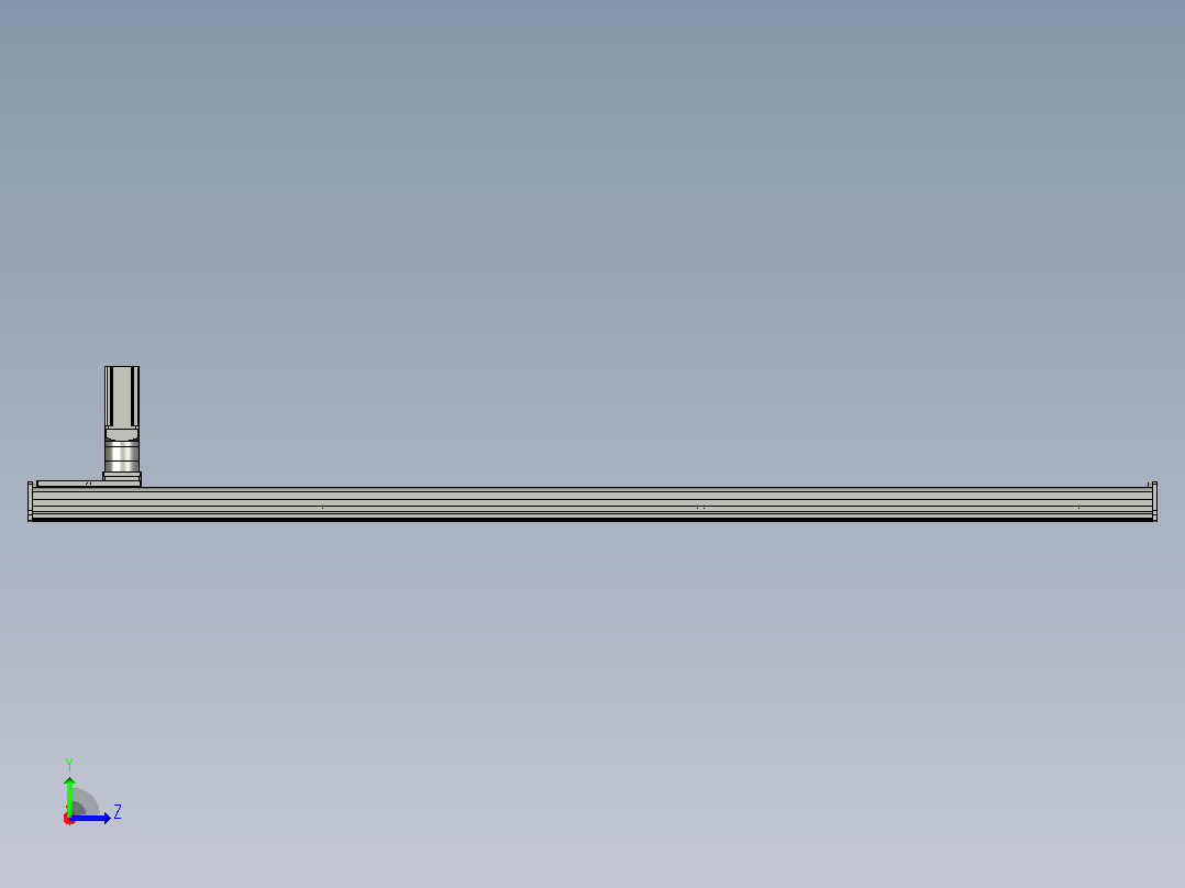 RDM210-2400齿轮齿条模组左视图