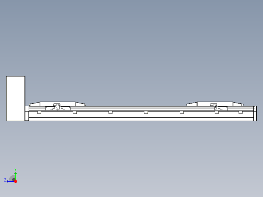 皮带直线轴双滑块型TPA-GCBS-150-P80-L200-RU-M75-N3右视缩略图