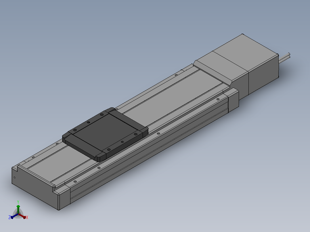 LEJS63 高刚性滑块型电动执行器 (滚珠螺杆)[LEJS63S2B-400B-S5A1H]主视图