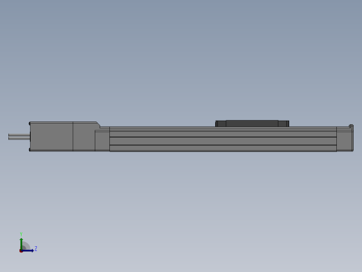 LEJS63 高刚性滑块型电动执行器 (滚珠螺杆)[LEJS63S2B-400B-S5A1H]左视缩略图