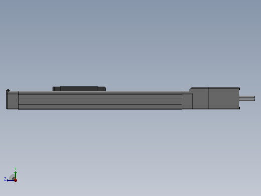 LEJS63 高刚性滑块型电动执行器 (滚珠螺杆)[LEJS63S2B-400B-S5A1H]右视缩略图