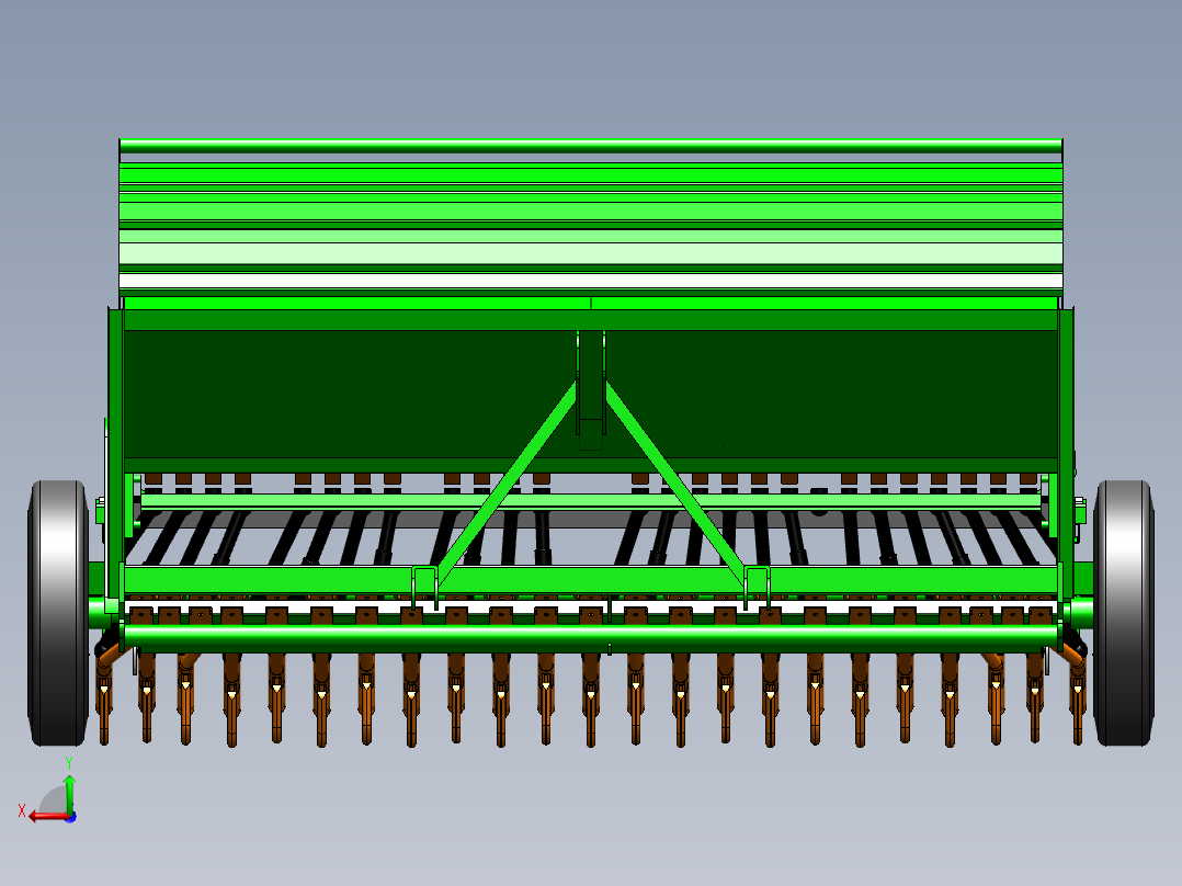 油菜排种器(sw+cad+说明书)后视图
