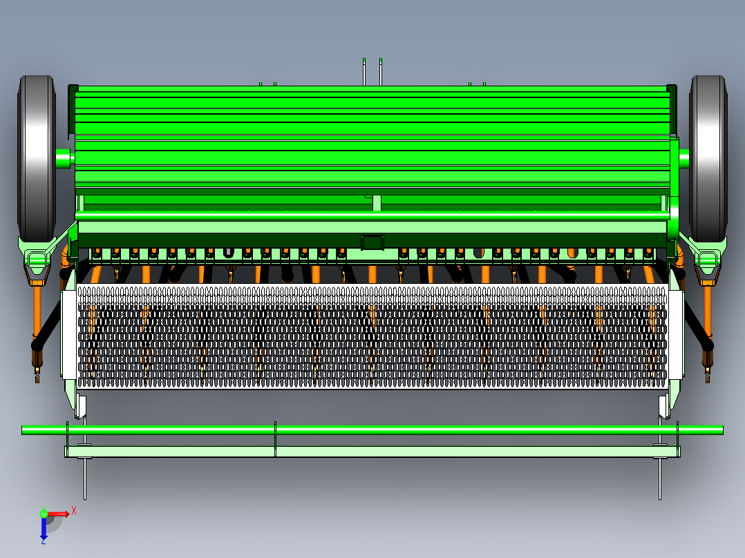 油菜排种器(sw+cad+说明书)俯视图