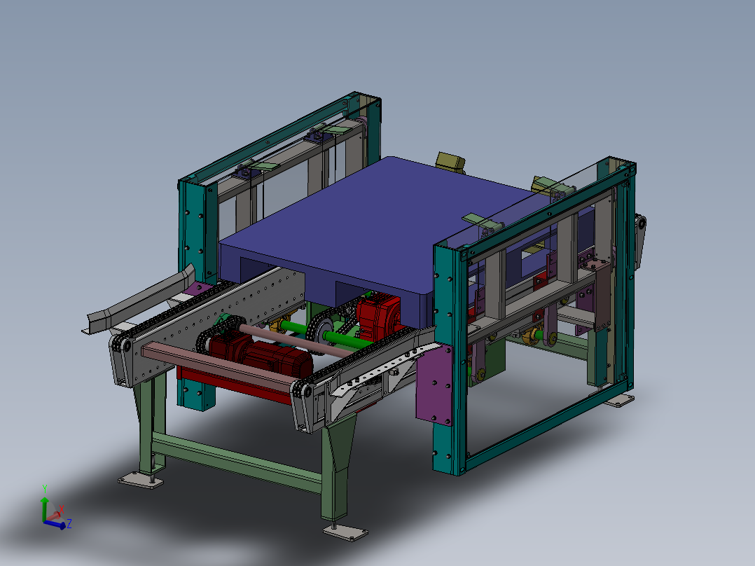 栈板托板堆叠叠盘机（实际投产）sw16可编辑