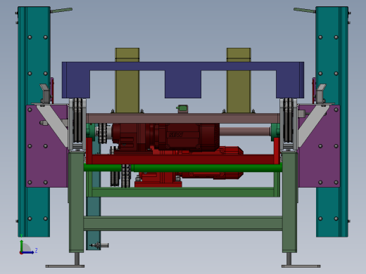 栈板托板堆叠叠盘机（实际投产）sw16可编辑左视缩略图