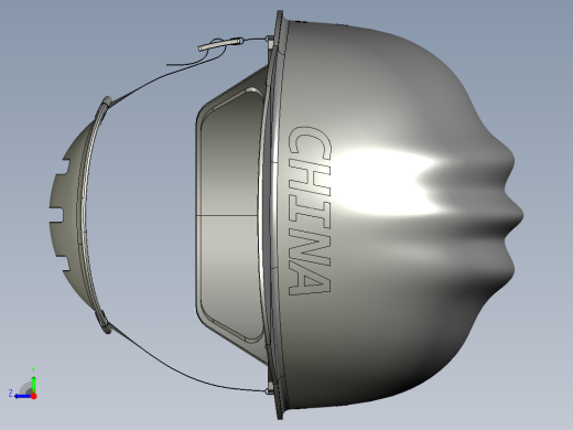 安全帽工作帽图纸模型工业设计SW三维3d素材右视缩略图