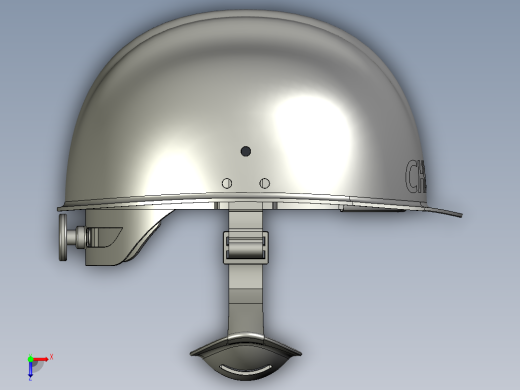 安全帽工作帽图纸模型工业设计SW三维3d素材俯视缩略图