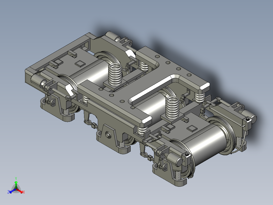 Coco Bogie转向架3D数模图纸 STEP格式