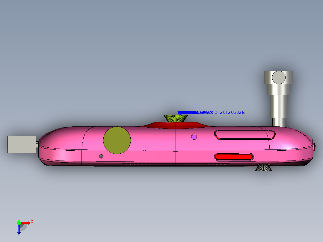 仿htc智能手机俯视图