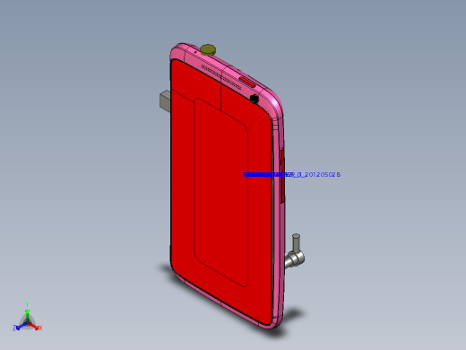 仿htc智能手机正等轴测缩略图