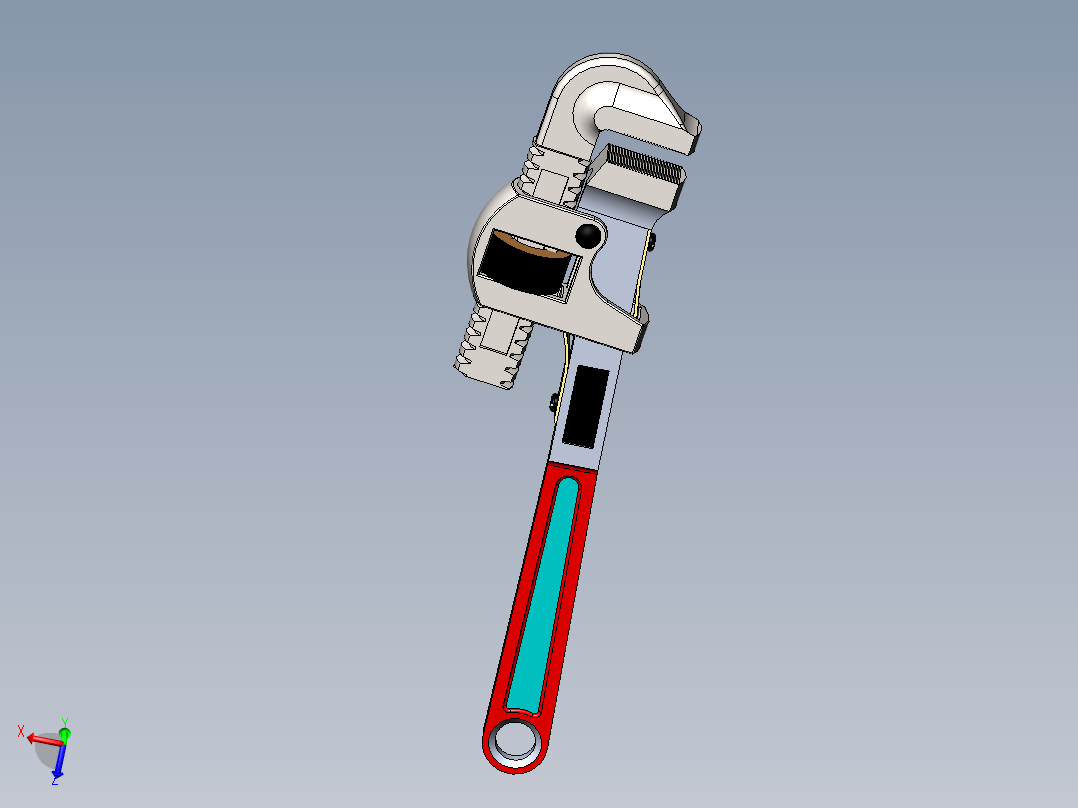 llave普通扳手模型3D图纸 Solidworks设计 附x_t