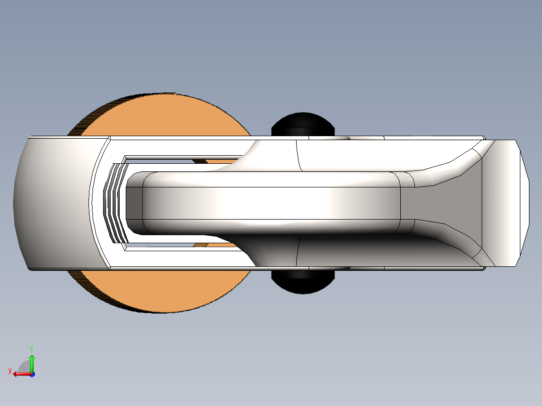 llave普通扳手模型3D图纸 Solidworks设计 附x_t后视图