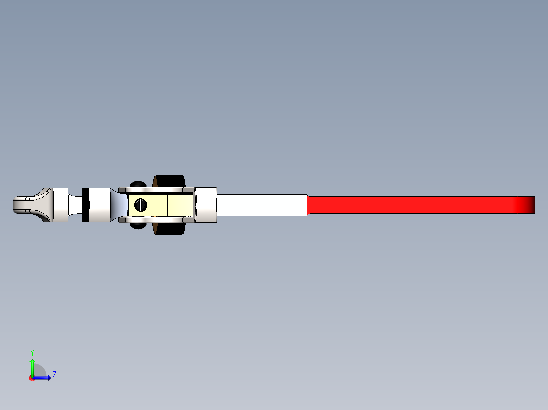 llave普通扳手模型3D图纸 Solidworks设计 附x_t左视图