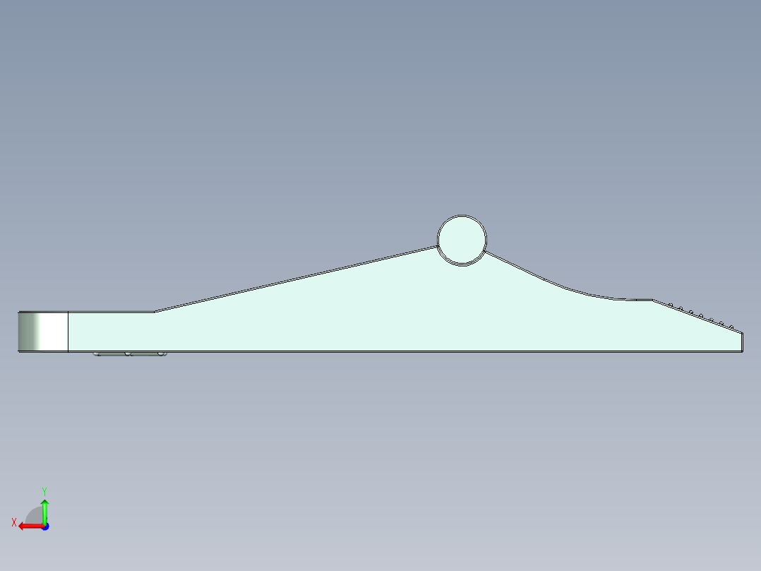 塑料夹子后视图