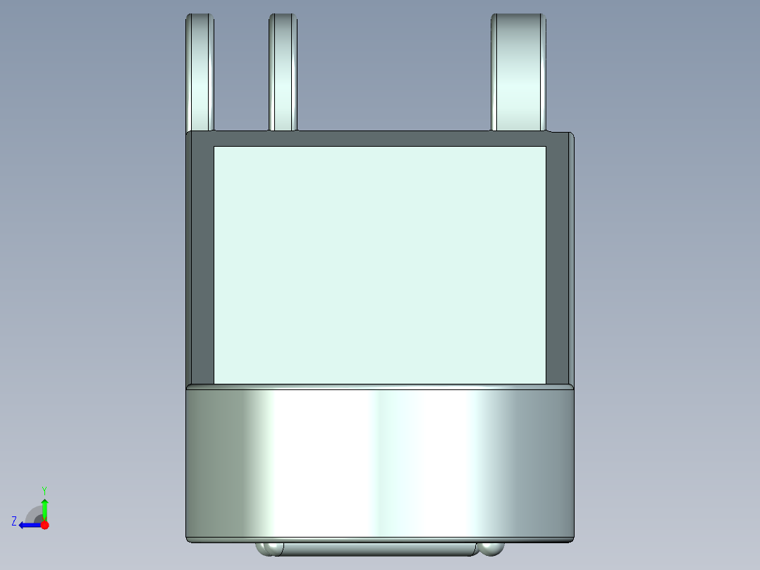 塑料夹子右视图