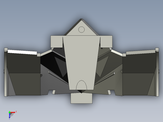四驱车车身俯视缩略图