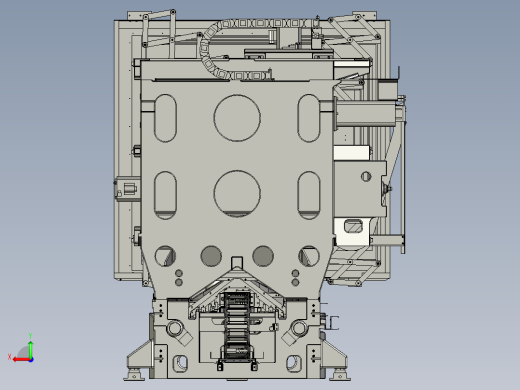 五轴加工中心3D机械 T628 机械设计参考资料设计素材素材后视缩略图