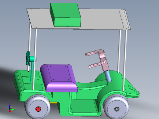 风光互补沙滩车创意设计