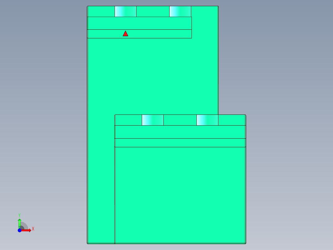 DEGSON 2EDG 系列 5.08mm 可插拔接线端子组-2EDGRTC-5.08-04P-14-00AH前视图