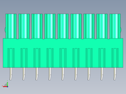DEGSON 15EDG 系列 3.5mm 插拔式接线端子 FullPack-15EDGB-3.5-09P-14-00AH后视缩略图