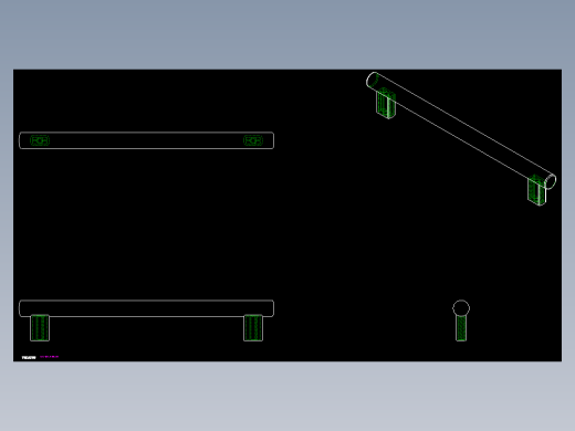 取手(鋁合金)UC-2D多系列多零件图纸模型