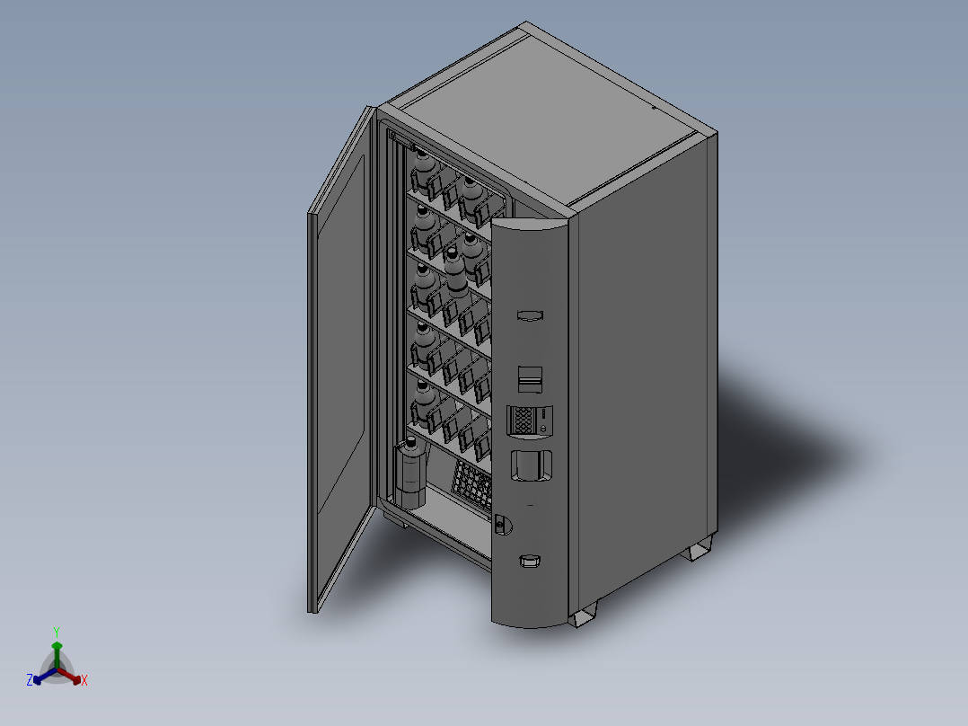 17_自动售货机正等轴测图