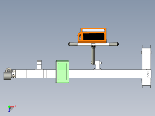 火车轨道检测装置含全套图纸设计资料俯视缩略图