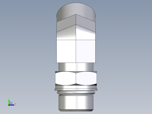 卡套式工业通用硬管接头EO_Adjustable_locknut_45_deg_elbow_VEE20SMOROMDCF左视缩略图