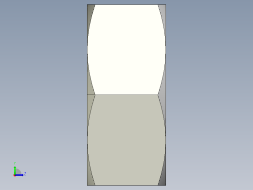 DIN 934 螺母-M3 Nut.STEP左视缩略图