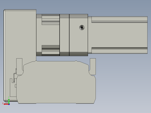 直线模组LHB17-L40-S1150-RU设计图纸后视缩略图