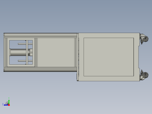 行程可调冲床右视缩略图