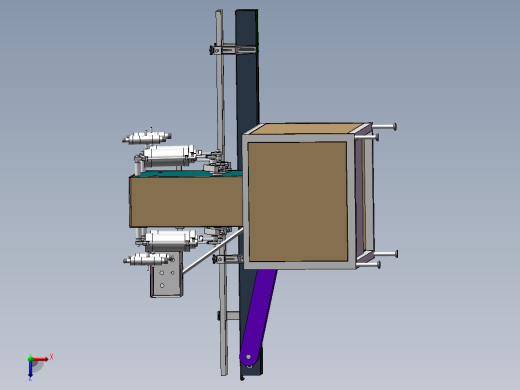 4头四工位灌装机俯视缩略图