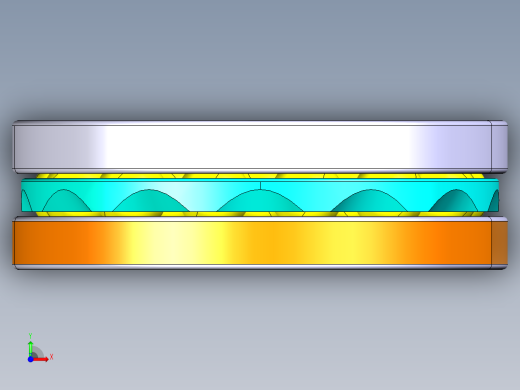 平面推力球轴承51103前视缩略图