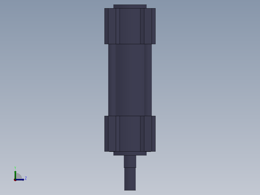 6.SC40X50气缸左视图