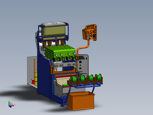 打印机灯丝生产挤出器sw16主视缩略图