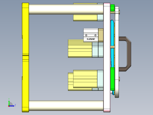 CS19-C-CNC6笔记本CNC工装夹具三维模型-180720左视缩略图