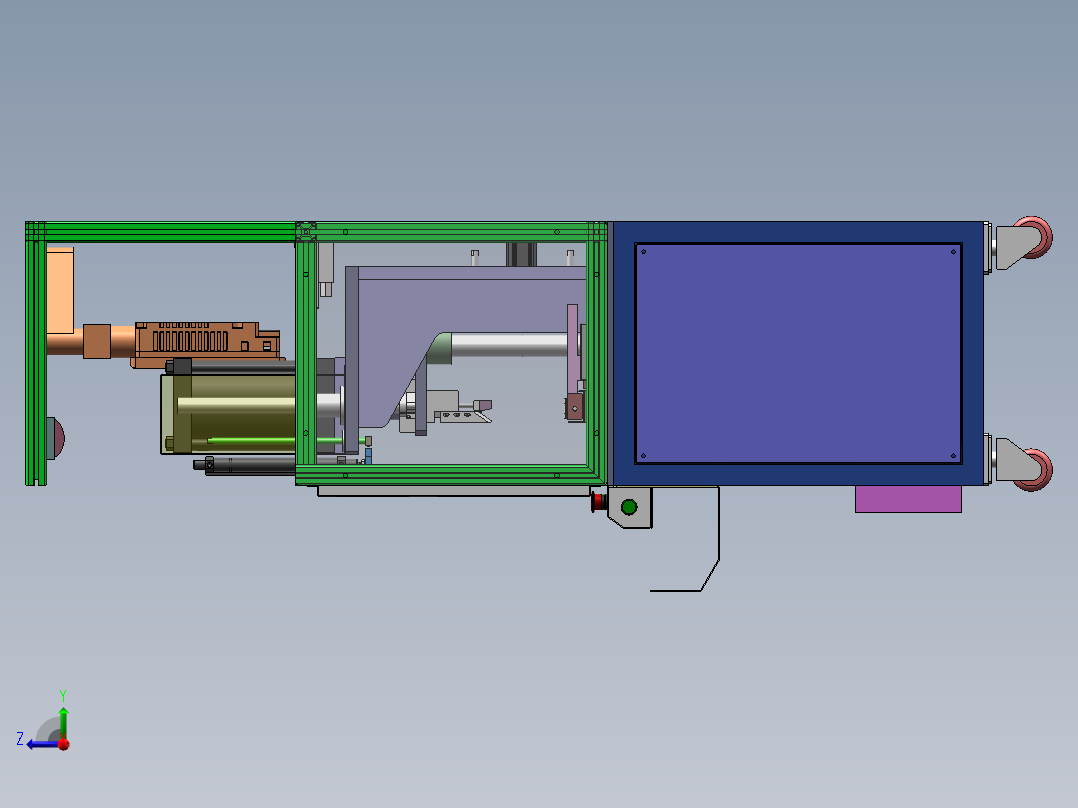 A35唇边裁切方案sw18可编辑右视图