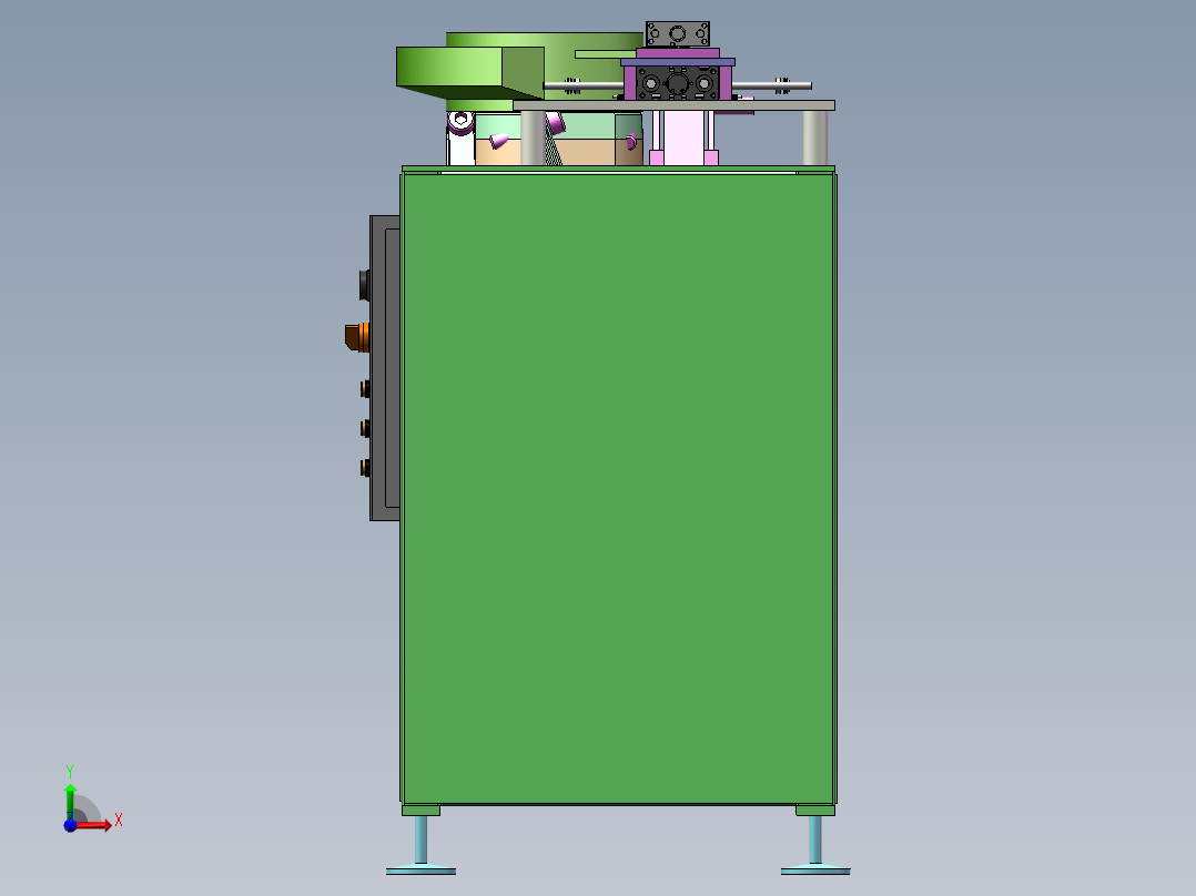 2023.02月-嵌件供料机sw18可编辑前视图