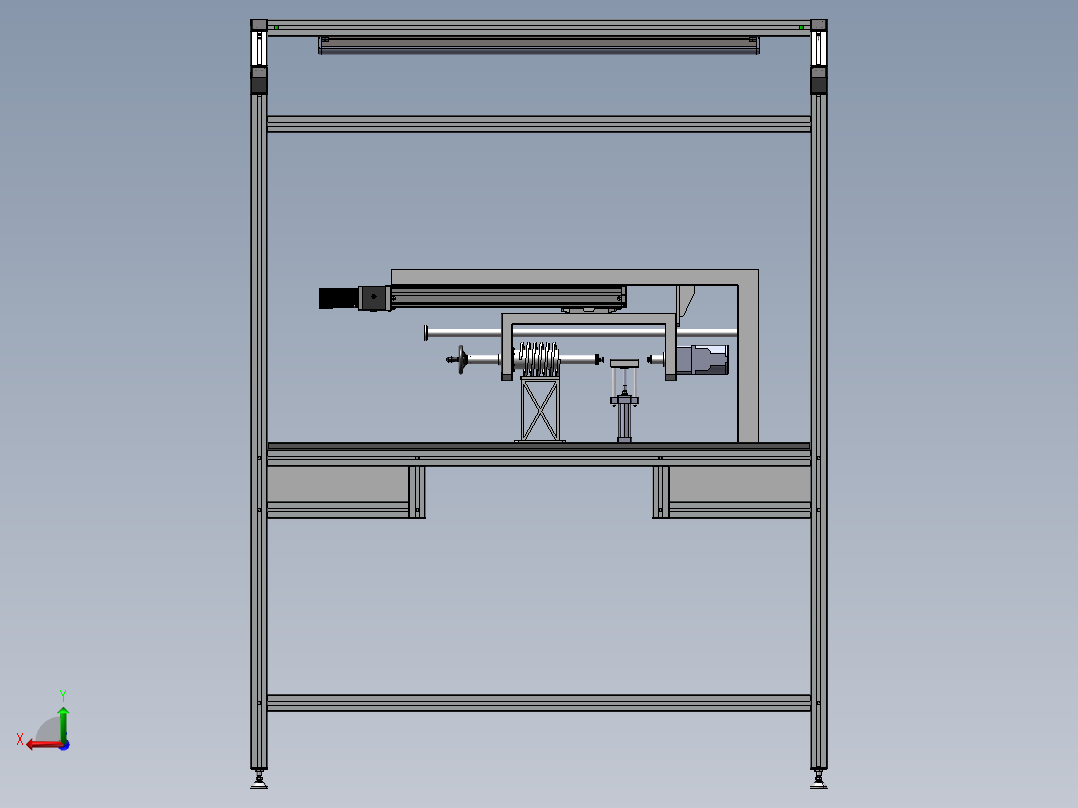 线缆热收缩试验用样品放置架sw23后视图