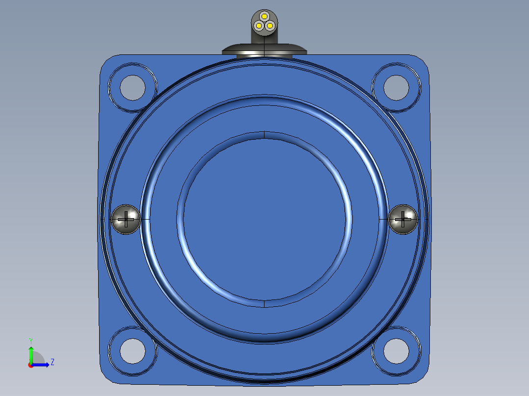 YT系列调速电机-6yt02左视图