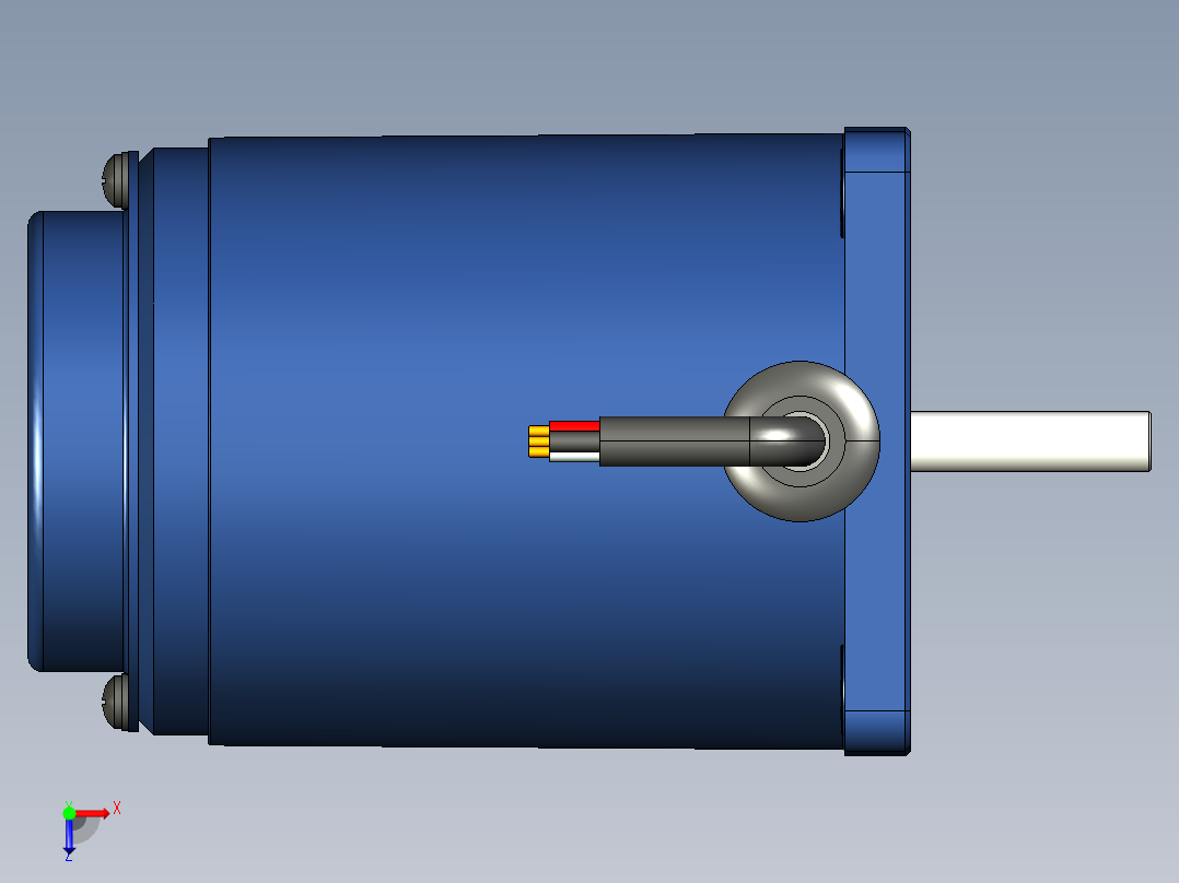YT系列调速电机-6yt02俯视图